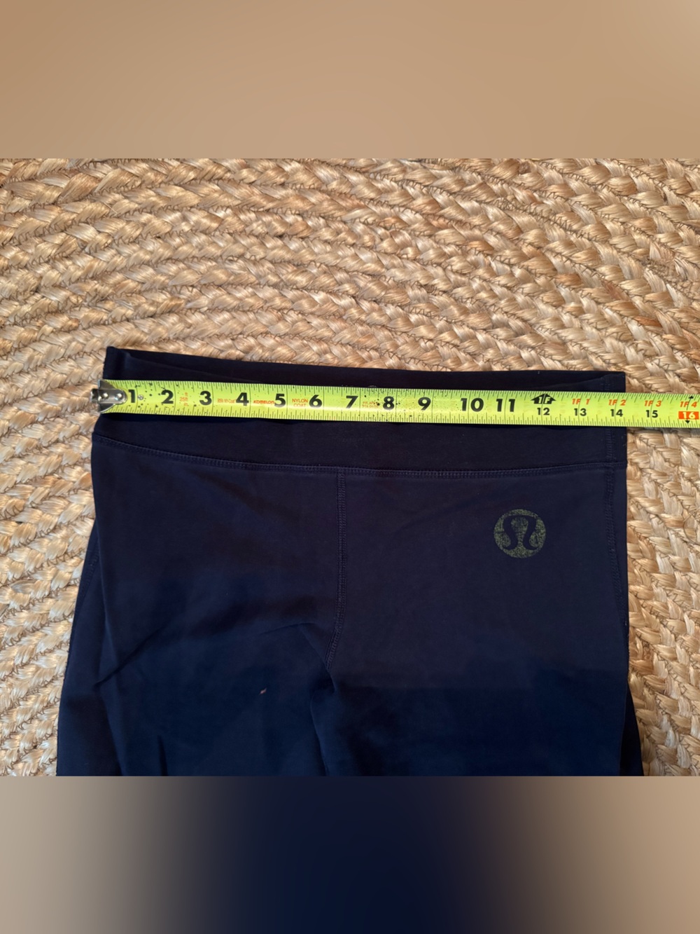 Lululemon Navy Blue Groove Flare Yoga Pants Leggings Size 8 - Picture 6 of 10